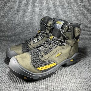 Keen Utility Troy 6" Mens Size 12 Waterproof Carbon Fiber Toe Work Boots 1025697